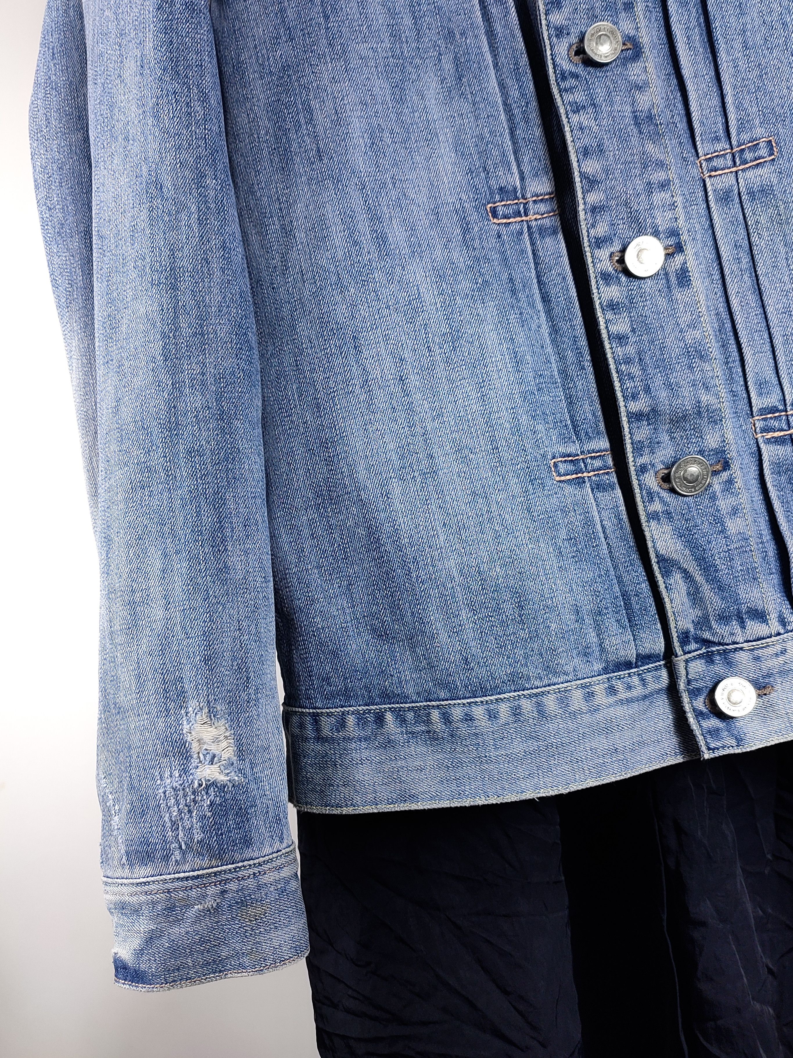 Allsaints Allsaints Distressed Hisa Denim Jacket Size US L / EU 52-54 / 3 - 5 Thumbnail