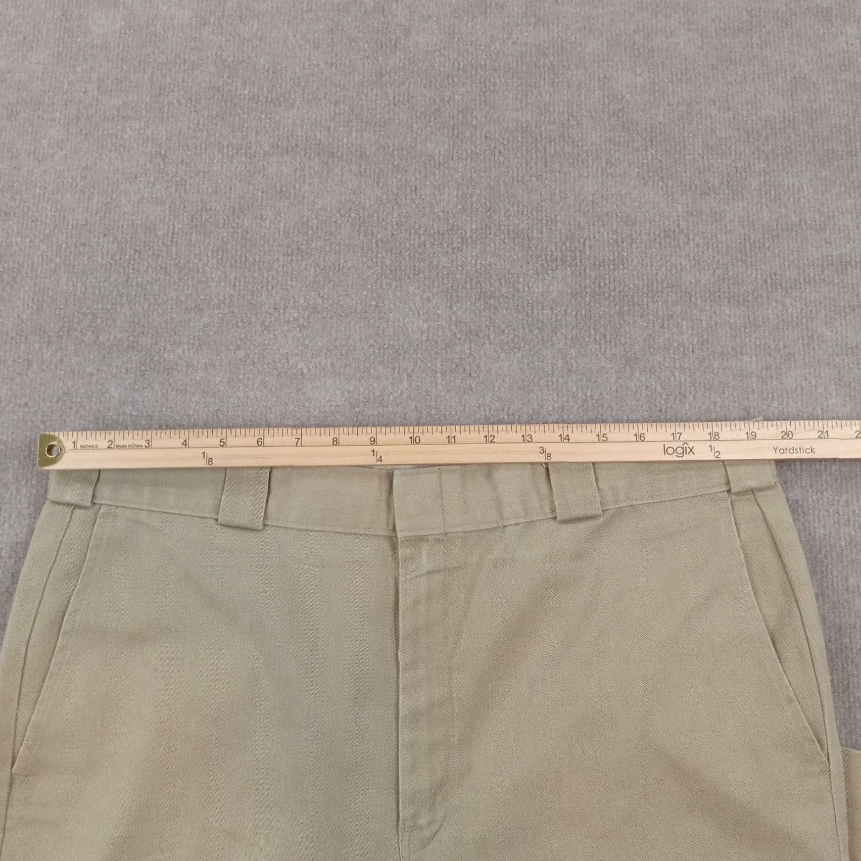 Vintage L.L. Bean Mens 38x31 Beige Chino Pants Straight Leg Casual Cotton Polyester Size US 38 / EU 54 - 5 Thumbnail