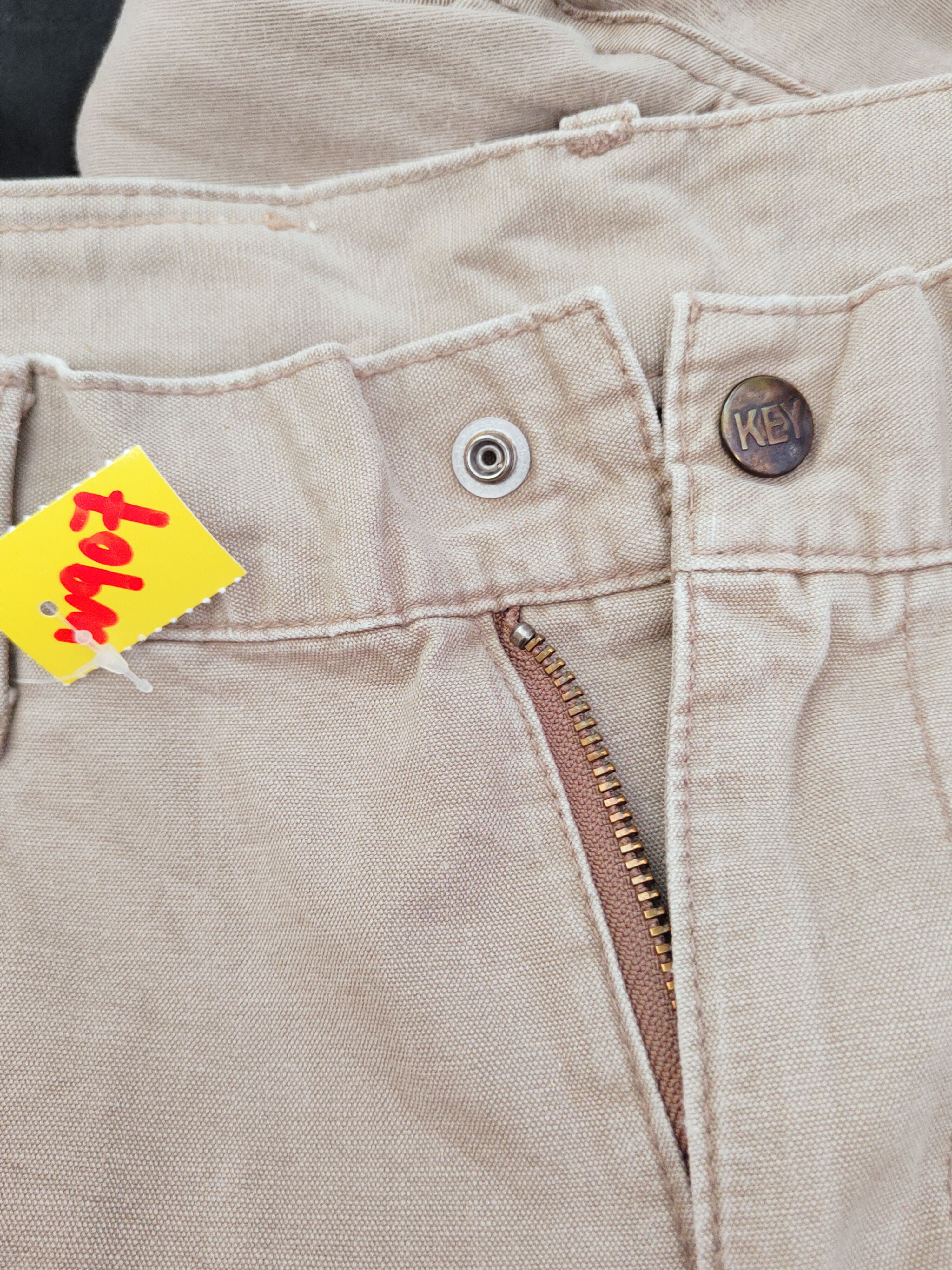 Japanese Brand Key Beige Multipocket Tactical Cargo Pants #W907 Size US 30 / EU 46 - 15 Thumbnail
