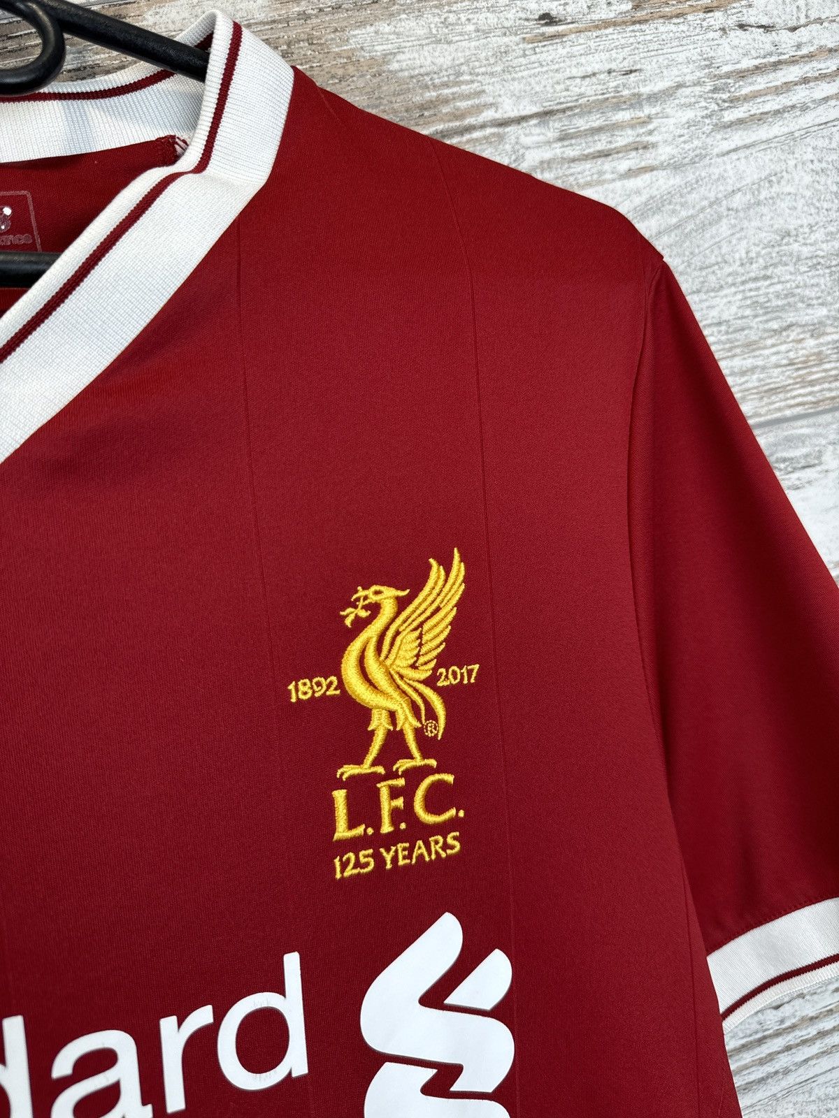 New Balance Mens Vintage New Balance Liverpool FC T-shirt soccer jersey Size US S / EU 44-46 / 1 - 12 Thumbnail
