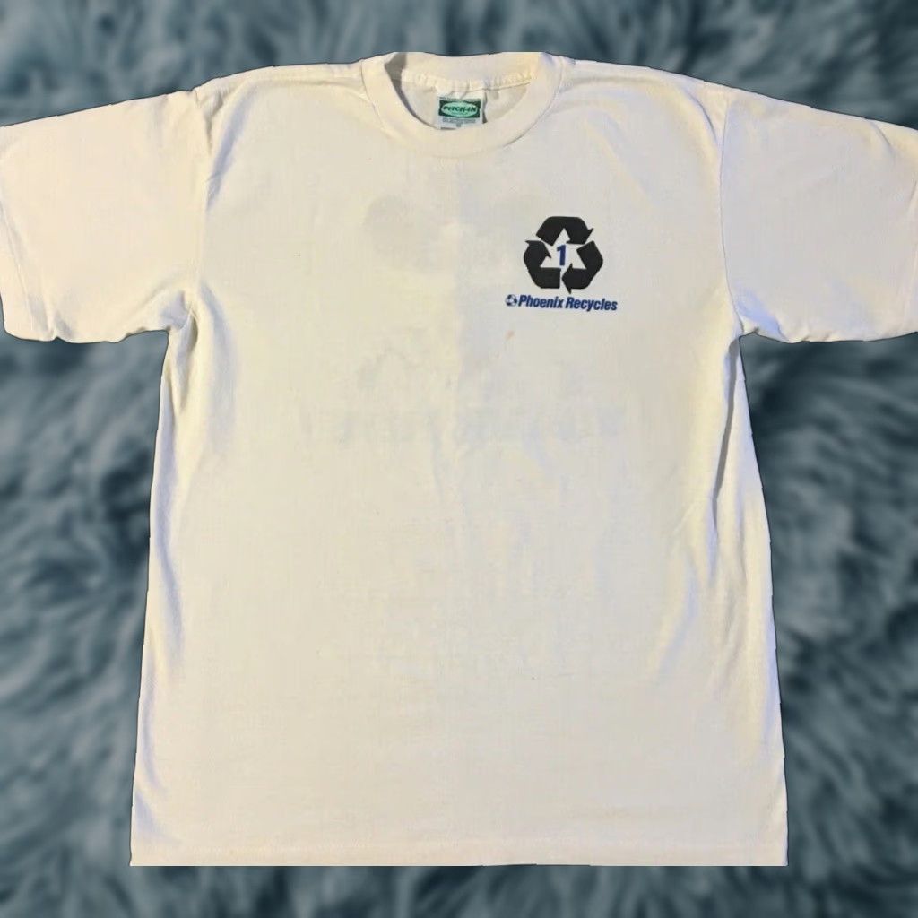 Vintage Vtg 90s Phoenix Recycling Faded Shirt XL Arizona Trash Nature Trucker Grunge 80s Size US XL / EU 56 / 4 - 1 Thumbnail