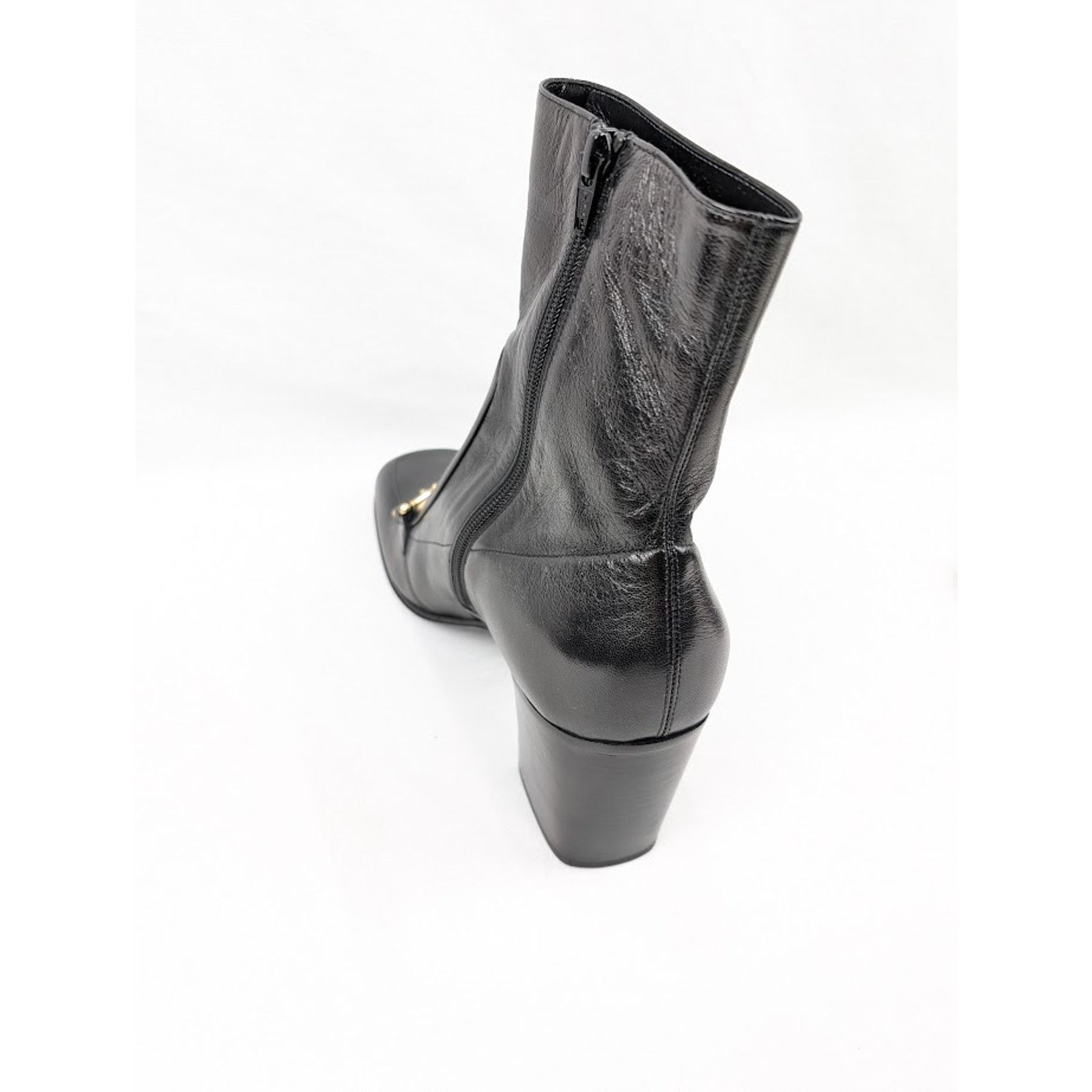 Saint Laurent Paris o1rshd1 Beau 75 Horsebit Boots in Black Size US 9 / EU 42 - 10 Thumbnail