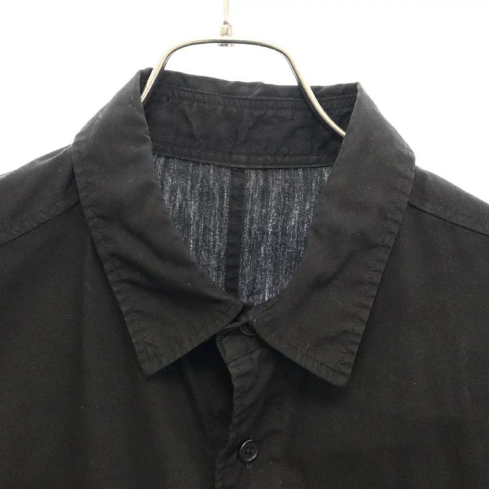 Yohji Yamamoto Yohji Yamamoto POUR HOMME 17AW Wide Split Long Shirt Size US L / EU 52-54 / 3 - 3 Thumbnail