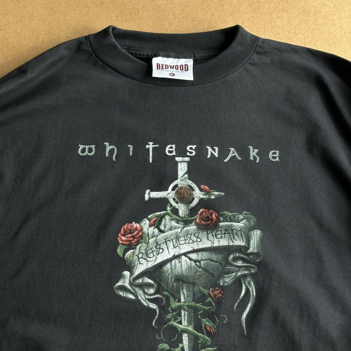 Band Tees Vintage 1997 Whitesnake Restless Heart Long Sleeve Shirt Size US XL / EU 56 / 4 - 2 Thumbnail