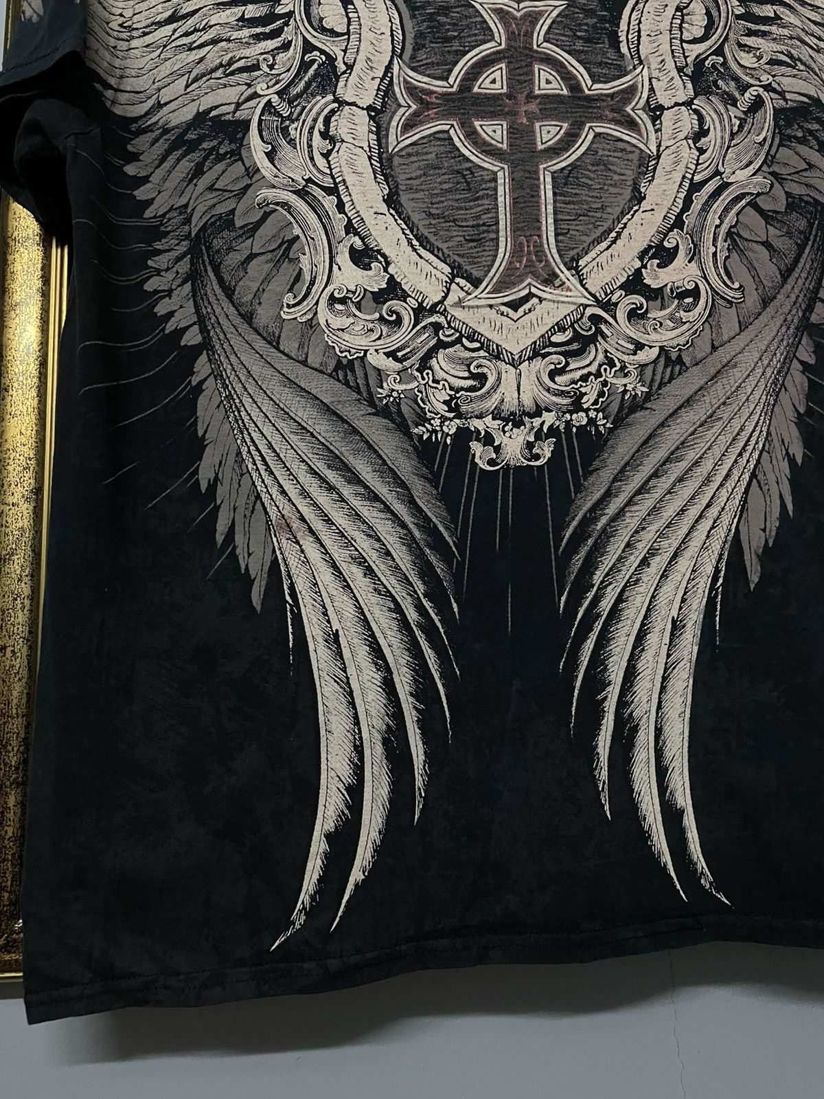Affliction Vintage 1990s Japan Designer Raw Stakie Affliction Skull Tee Size US XL / EU 56 / 4 - 9 Thumbnail