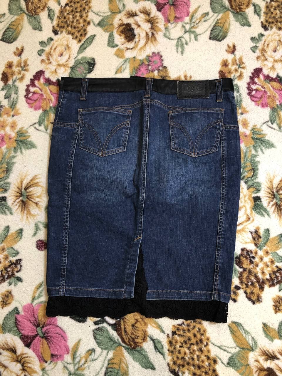 Dolce & Gabbana Dolce Gabbana High Waist Stretch Casual Midi Denim skirt Size 32" / US 10 / IT 46 - 18 Thumbnail