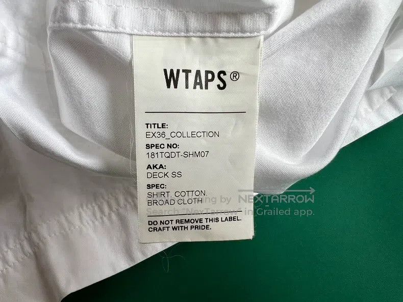 Wtaps Wtaps Double pocket short-sleeve shirt Size US M / EU 48-50 / 2 - 7 Thumbnail