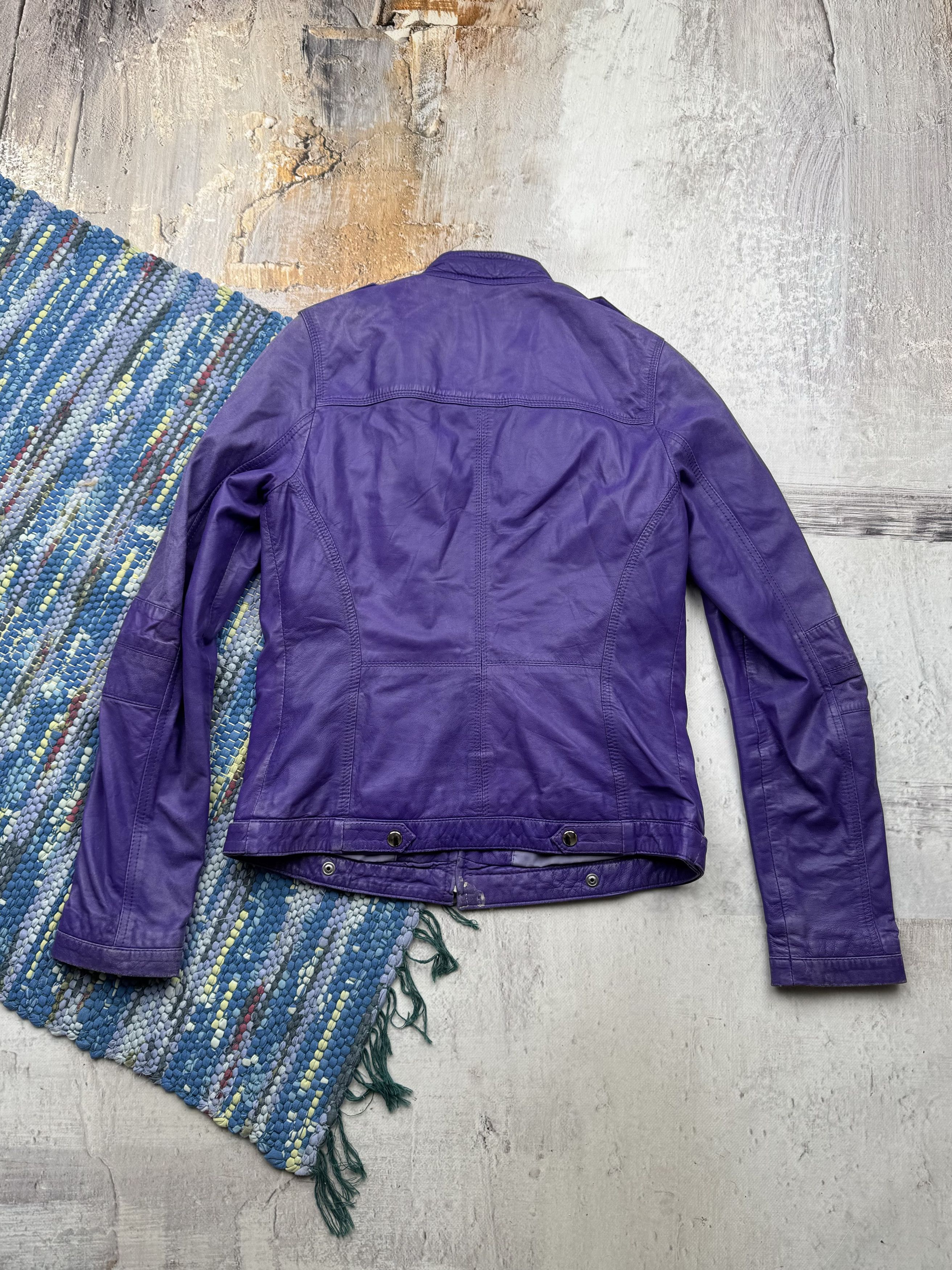 Vintage Vintage Faded Leather Jacket A162(150) Size M / US 6-8 / IT 42-44 - 12 Thumbnail