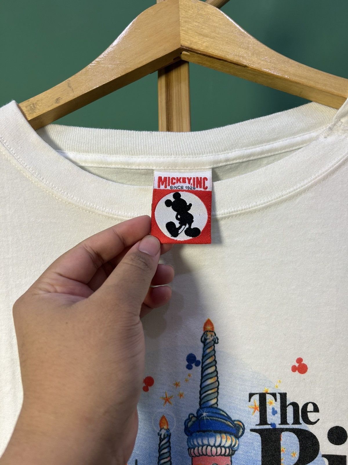 Disney Disney Mickey Fantasia The Big Blow Out 90s Vintage Tee Size US XXL / EU 58 / 5 - 3 Thumbnail