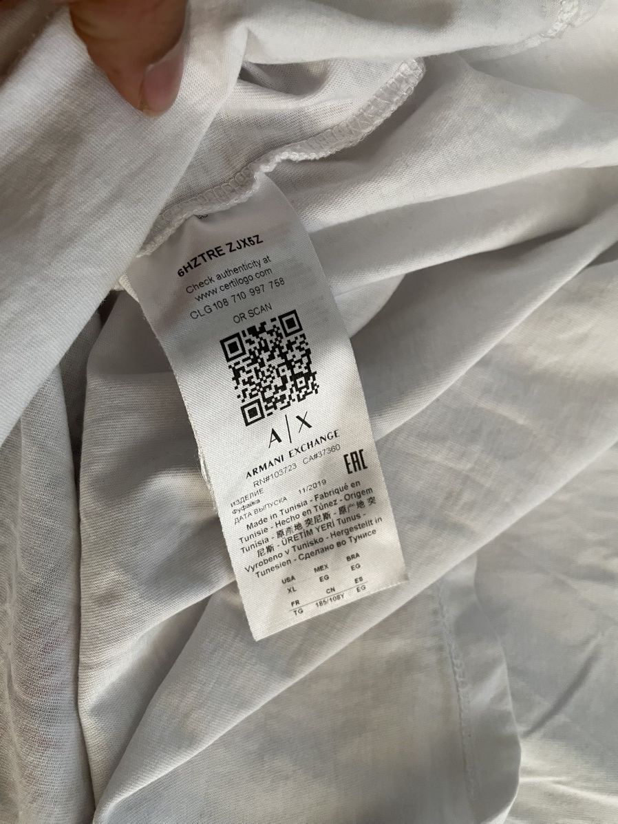 Armani Exchange Armani Exchange x Katerina Vagia White Tee Size US XL / EU 56 / 4 - 12 Thumbnail