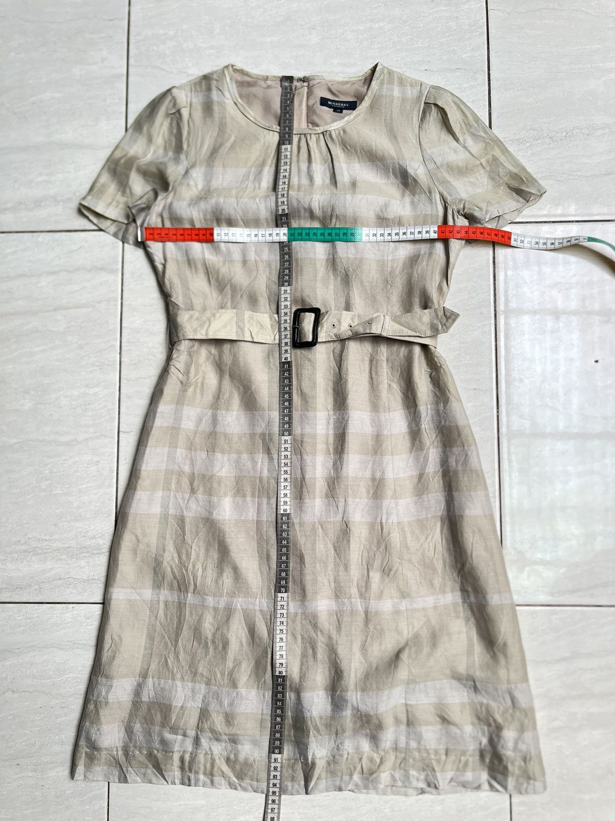 Burberry Burberry London Midi Dress Size XS / US 0-2 / IT 36-38 - 7 Thumbnail