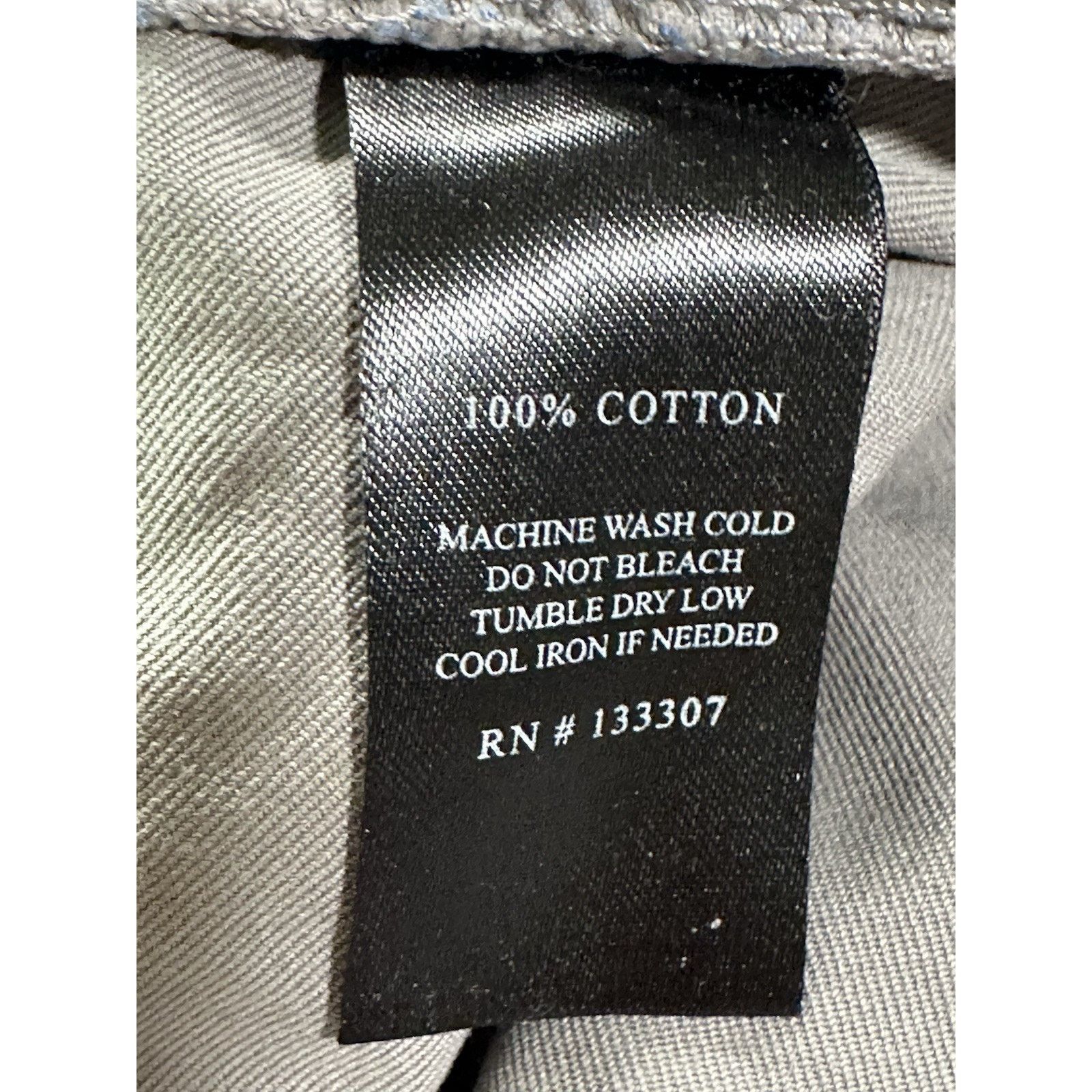 Saks Fifth Avenue Saks Fifth Avenue Gray Chino Canvas Pants Sz36 Casual Size US 36 / EU 52 - 4 Thumbnail