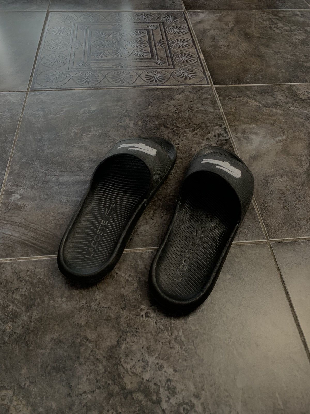 Lacoste Lacoste Flip flops black Size US 11.5 / EU 44-45 - 2 Thumbnail