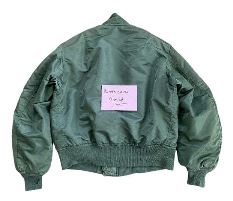 Vintage Vintage MA-1 Usaf Military Bomber Jacket Zip Ideal Usa Size US M / EU 48-50 / 2 - 2 Thumbnail