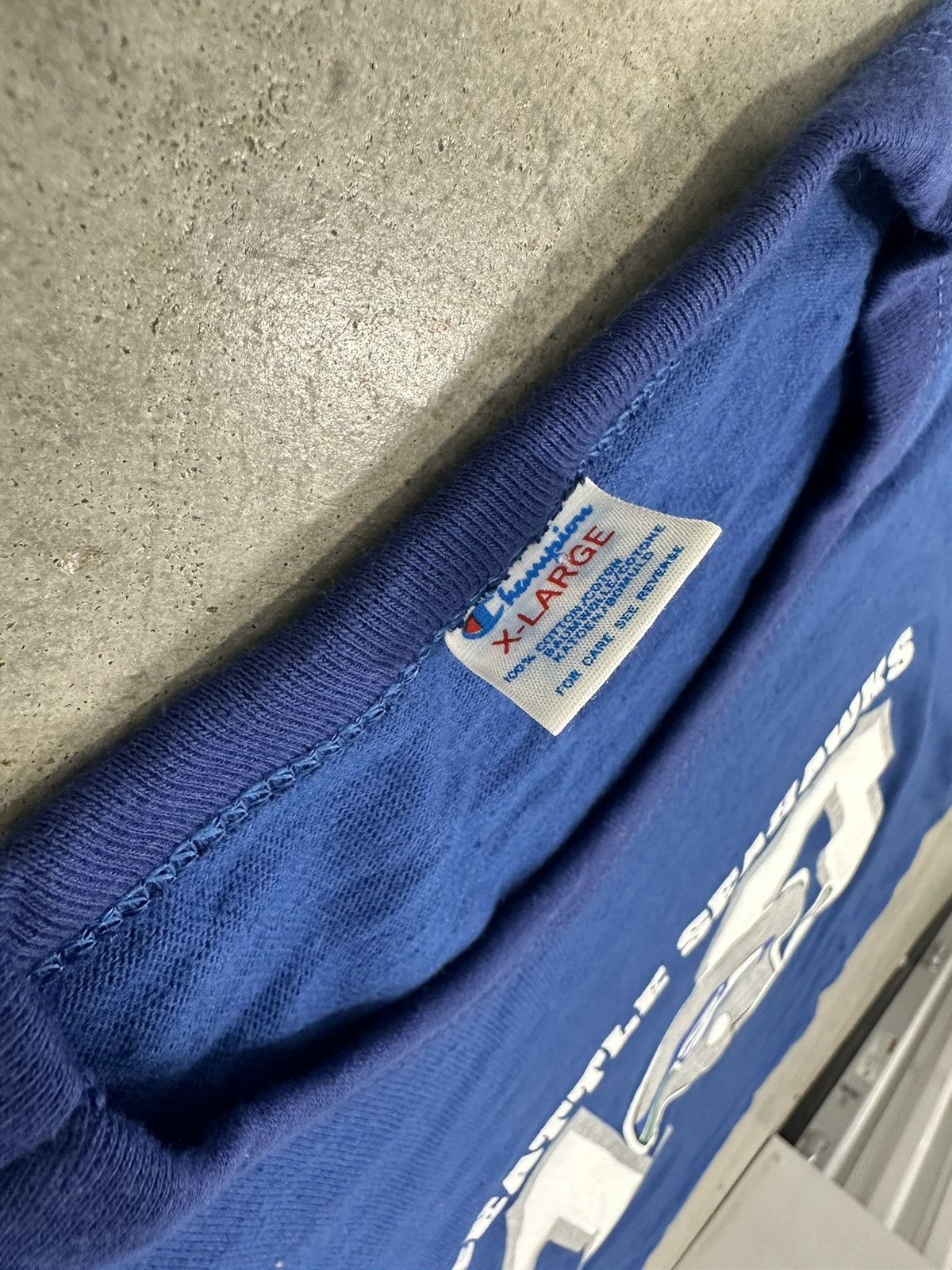 Champion Vintage Seattle Seahawks Tee Size US M / EU 48-50 / 2 - 2 Thumbnail