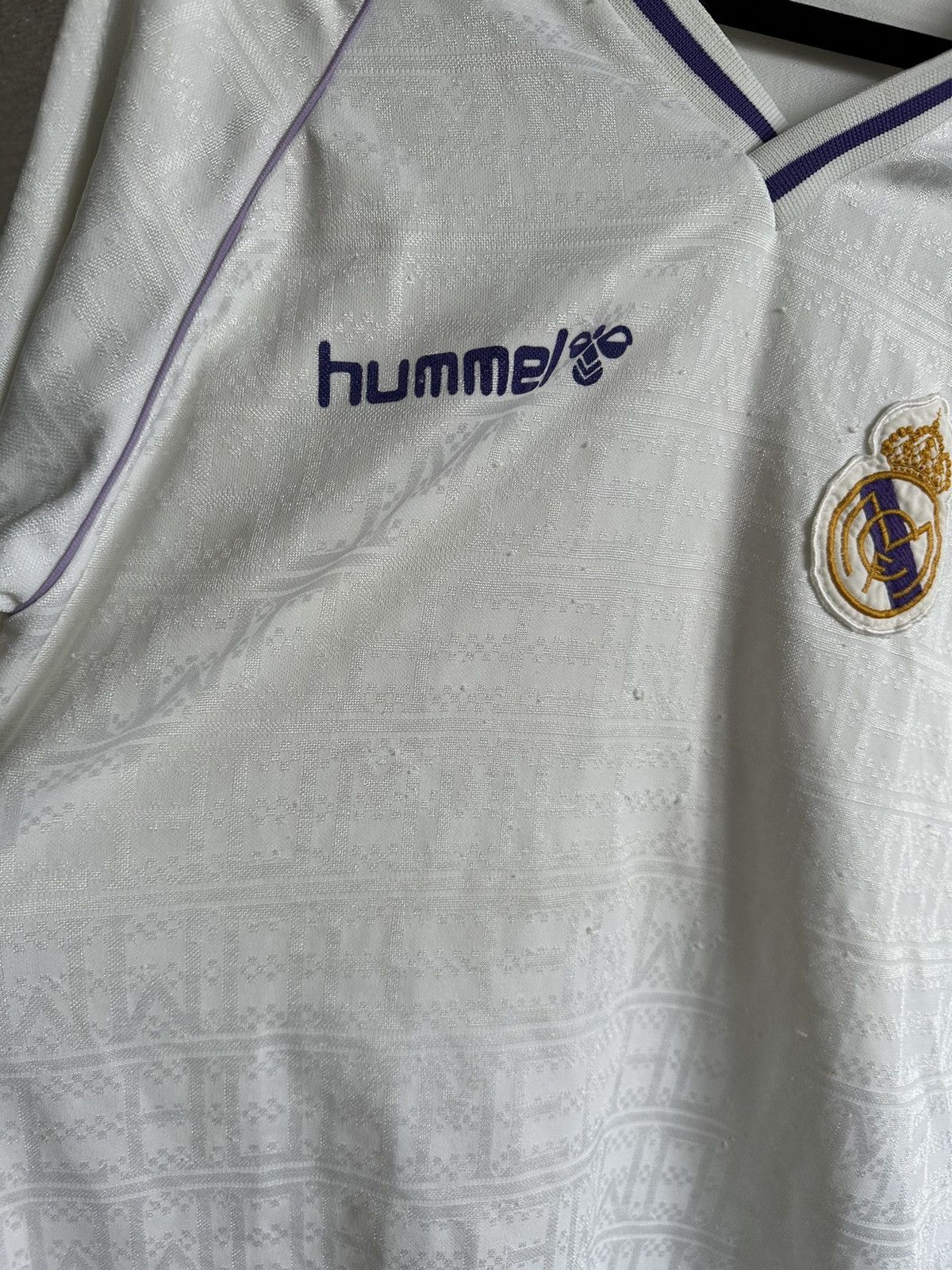 Hummel 1986 Real Madrid Hummel Rare Home Soccer Jersey Size US XL / EU 56 / 4 - 7 Thumbnail
