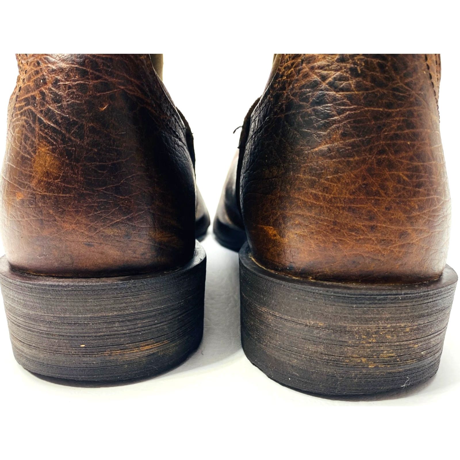 Ariat VINTAGE ARIAT Rambler Western Boots Men’s 9D Square Toe Earth Brown 1259 Size US 9 / EU 42 - 6 Thumbnail