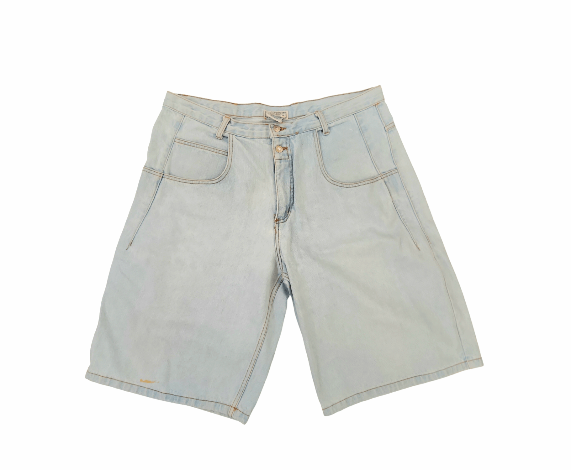 Guess × Vintage Vtg 80 90's Guess Jeans Light blue Wash RETRO Streetwear 40 Size US 40 / EU 56 - 2 Thumbnail