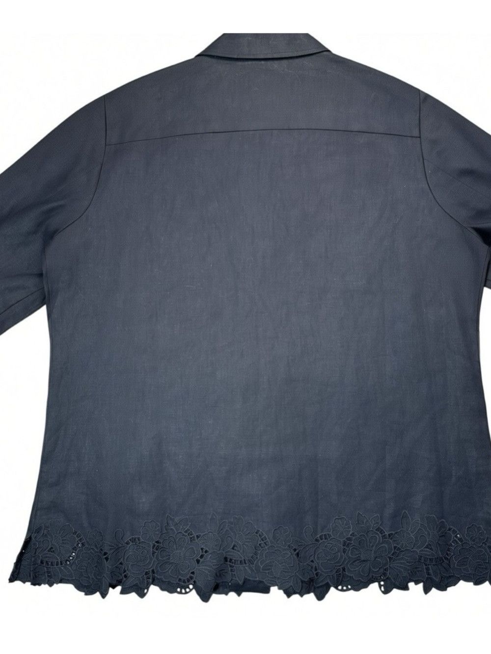 Jones New York NWT New $89 Jones New York Black Linen 3/4 Sleeve Shirt Siz Size XL / US 12-14 / IT 48-50 - 3 Thumbnail