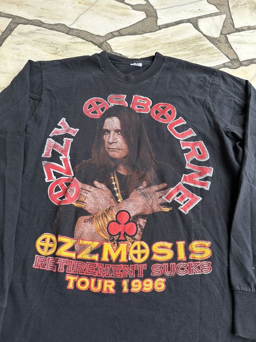 Vintage Crazy Vintage 1996 Ozzy Osbourne Osmosis Parking Lot Ls Tee Grailed