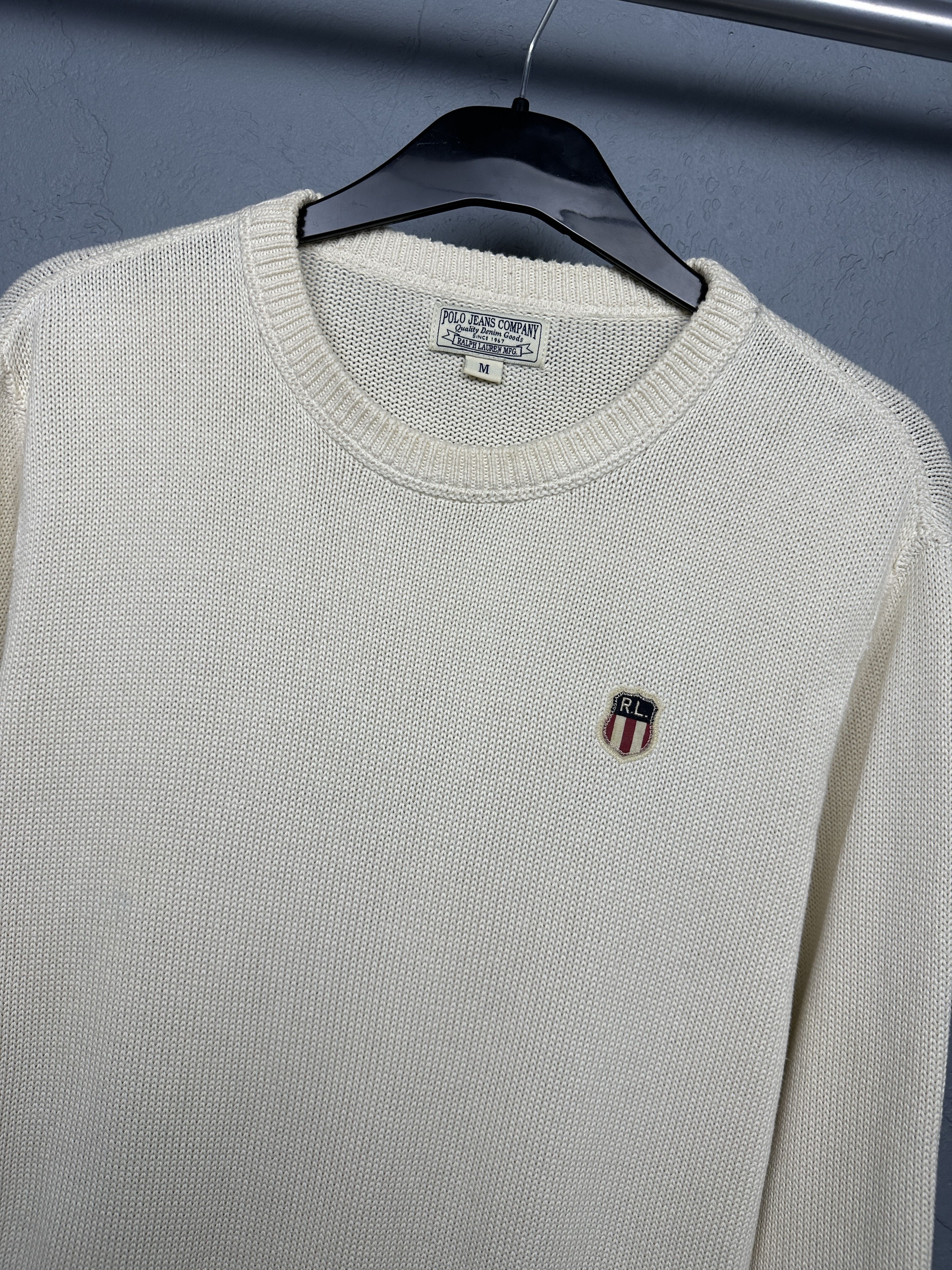 Polo Ralph Lauren Polo Jeans Company Ralph Lauren Vintage Mens Knit Sweater Size US M / EU 48-50 / 2 - 2 Thumbnail