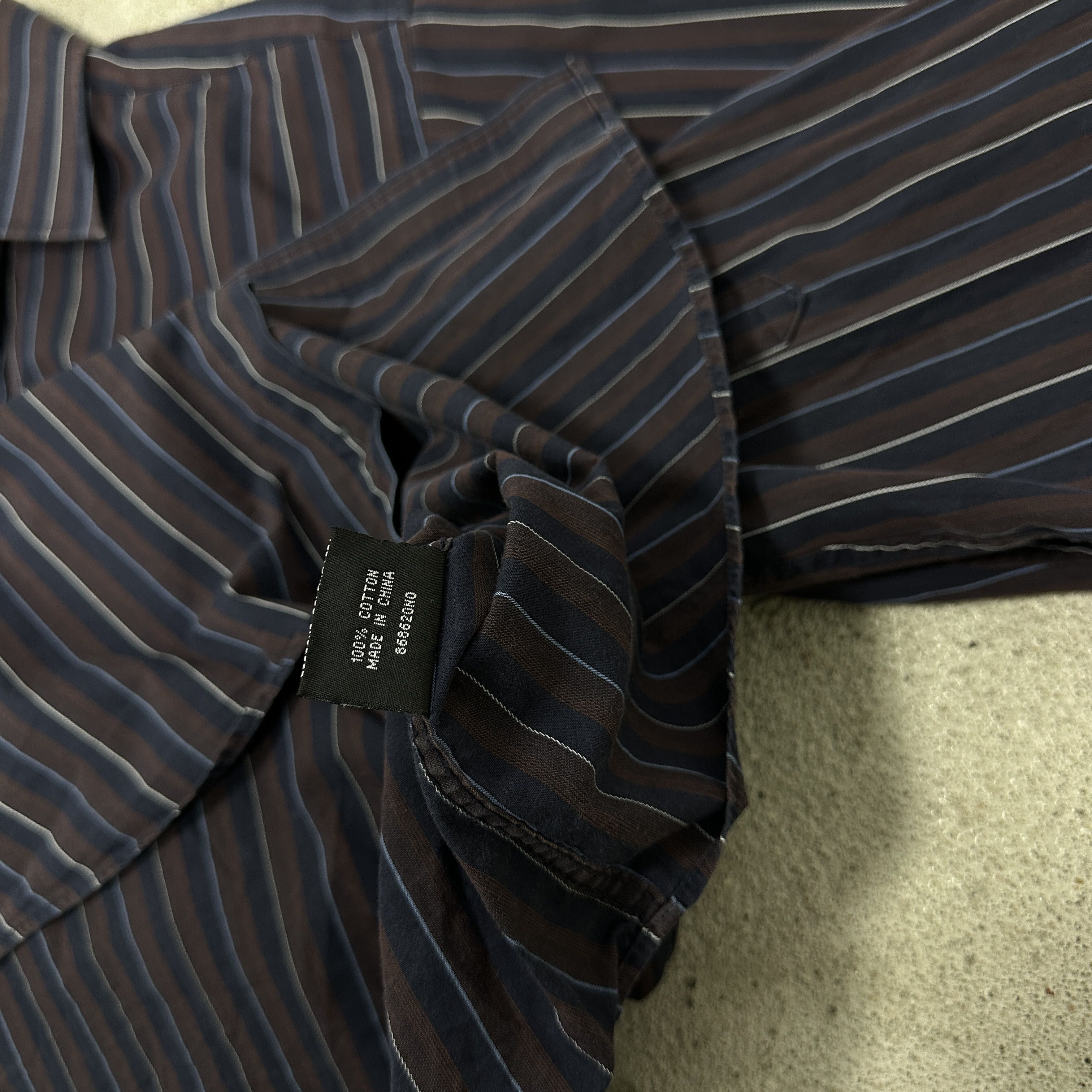 Balmain Vintage Striped Casual Elegant Formal Balmain Shirt 00s Size US M / EU 48-50 / 2 - 6 Thumbnail