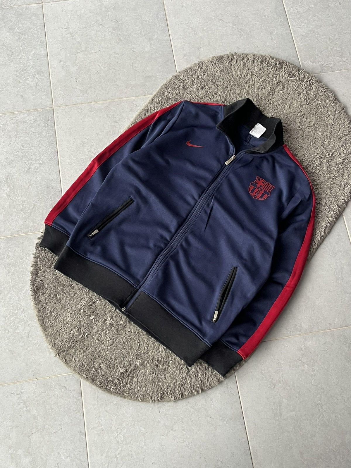 Nike Nike FC Barcelona track jacket / zip jacket Size US L / EU 52-54 / 3 - 2 Thumbnail