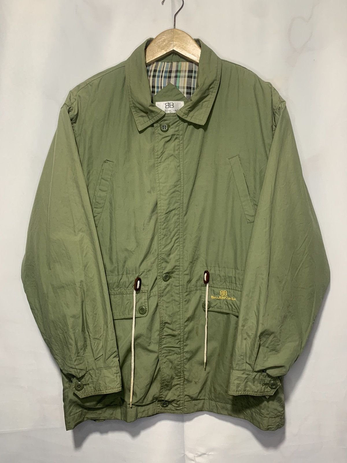 Balenciaga Rare vintage Balenciaga trashed military parka jacket Size US L / EU 52-54 / 3 - 1 Thumbnail