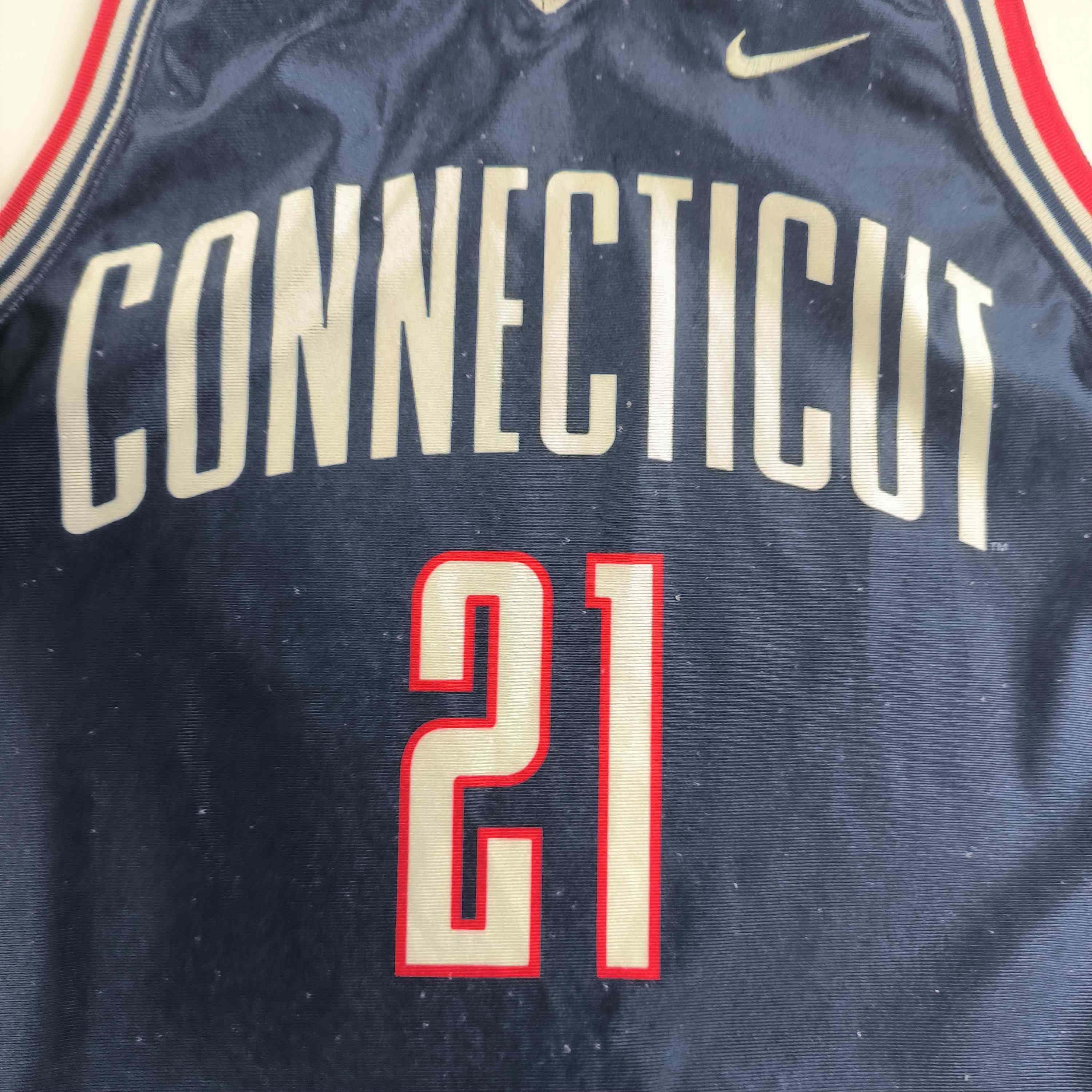 Nike Connecticut Huskies Nike #21 basketball jersey size XXL Size US XXL / EU 58 / 5 - 3 Thumbnail