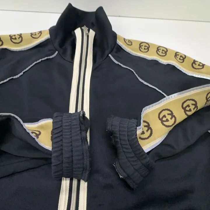 Gucci Gucci Gucci Logo Stripe Long Sleeve Jacket -2506 Size US L / EU 52-54 / 3 - 3 Thumbnail