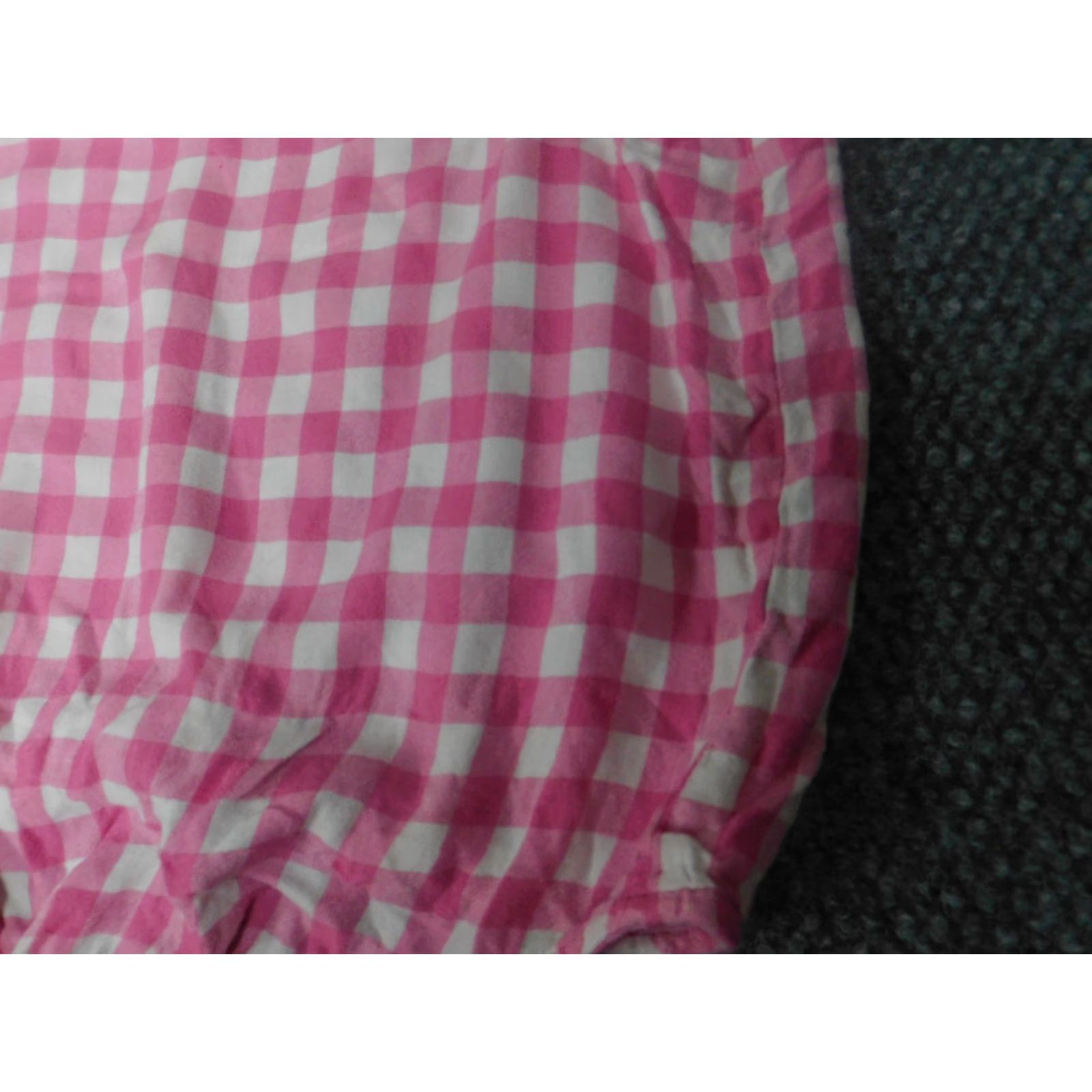 Vintage Beach Lunch Lounge Blouse Womens Small Pink Plaid Sleeveless Cap Neckline Collared Casual Basic 90s Beach Theme Ruffle Breathable Size S / US 4 / IT 40 - 6 Thumbnail