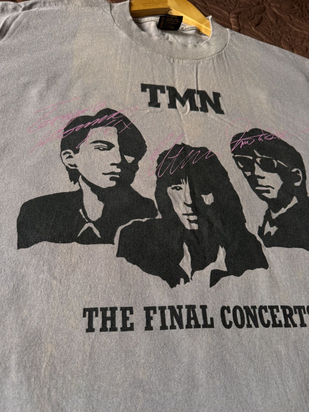 If Six Was Nine Vintage 1994 TMN TM Network "The Final Concerts" Tokyo Dome Size US L / EU 52-54 / 3 - 8 Thumbnail