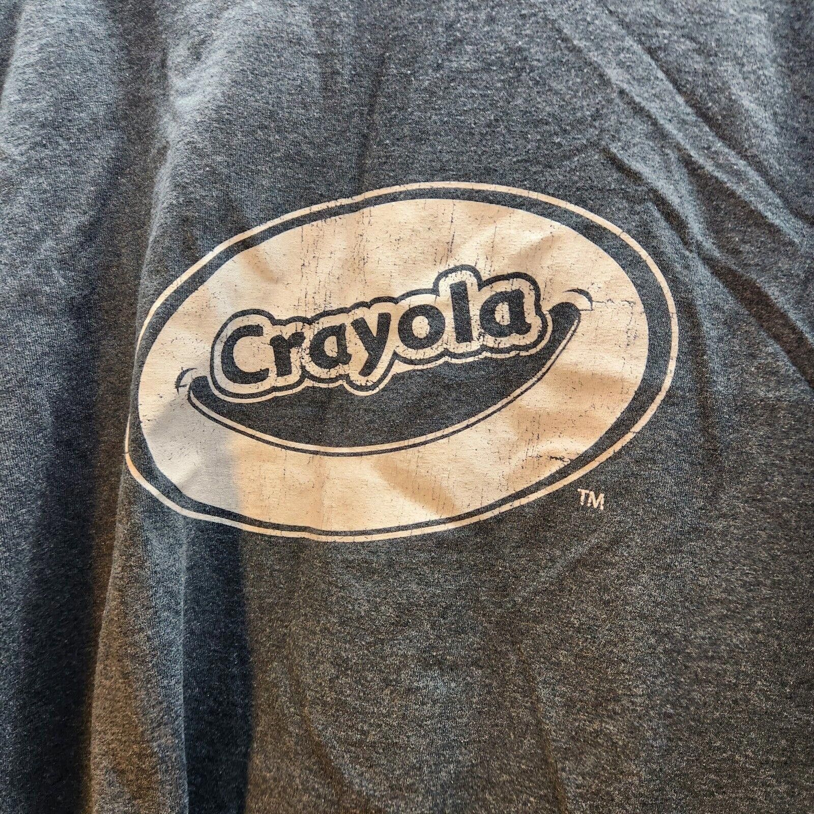 Designer Crayola Easton PA Staff Long Sleeve Tshirt Grey Size 2XL Size US XXL / EU 58 / 5 - 6 Thumbnail