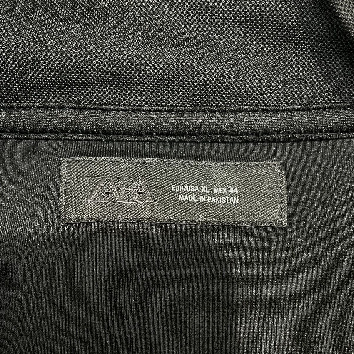 Zara Zara Zip Track Jacket Black Size US XL / EU 56 / 4 - 3 Thumbnail