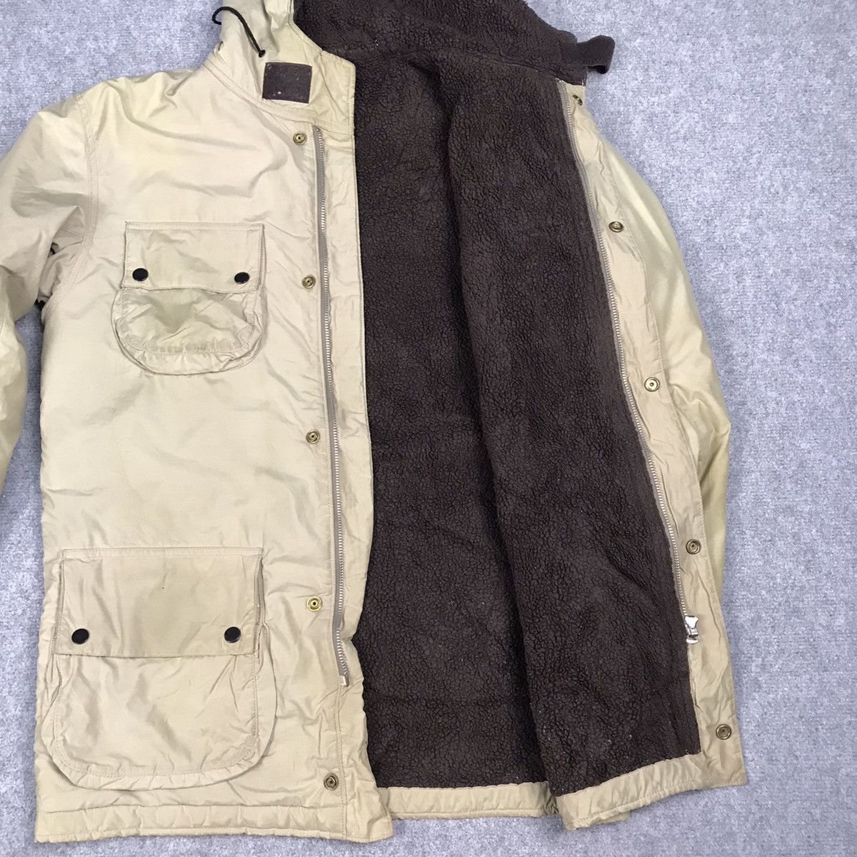 Denime × Japanese Brand DENIME PARKAS SHERPA JACKET HOODIES STYLE JACKET Size US M / EU 48-50 / 2 - 18 Thumbnail