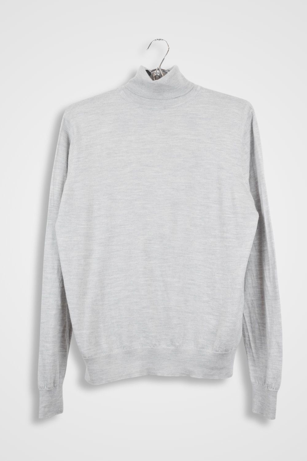 Suitsupply Suitsupply Merino Wool Lightweight Turtleneck Grey - Size XL Size US XL / EU 56 / 4 - 1 Thumbnail