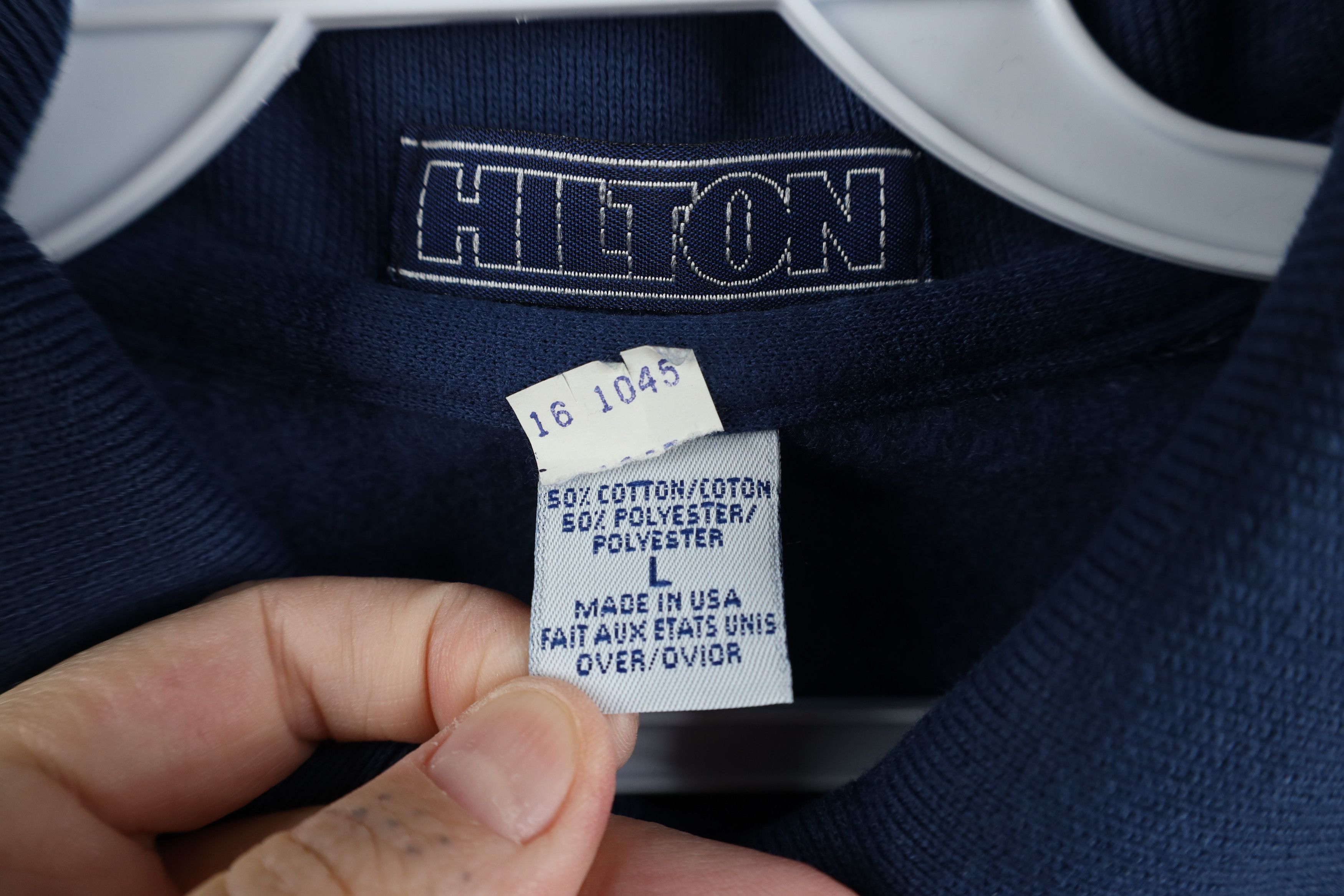 Vintage Deadstock Vintage 90s Streetwear Sweatshirt Blue USA Size US L / EU 52-54 / 3 - 5 Thumbnail