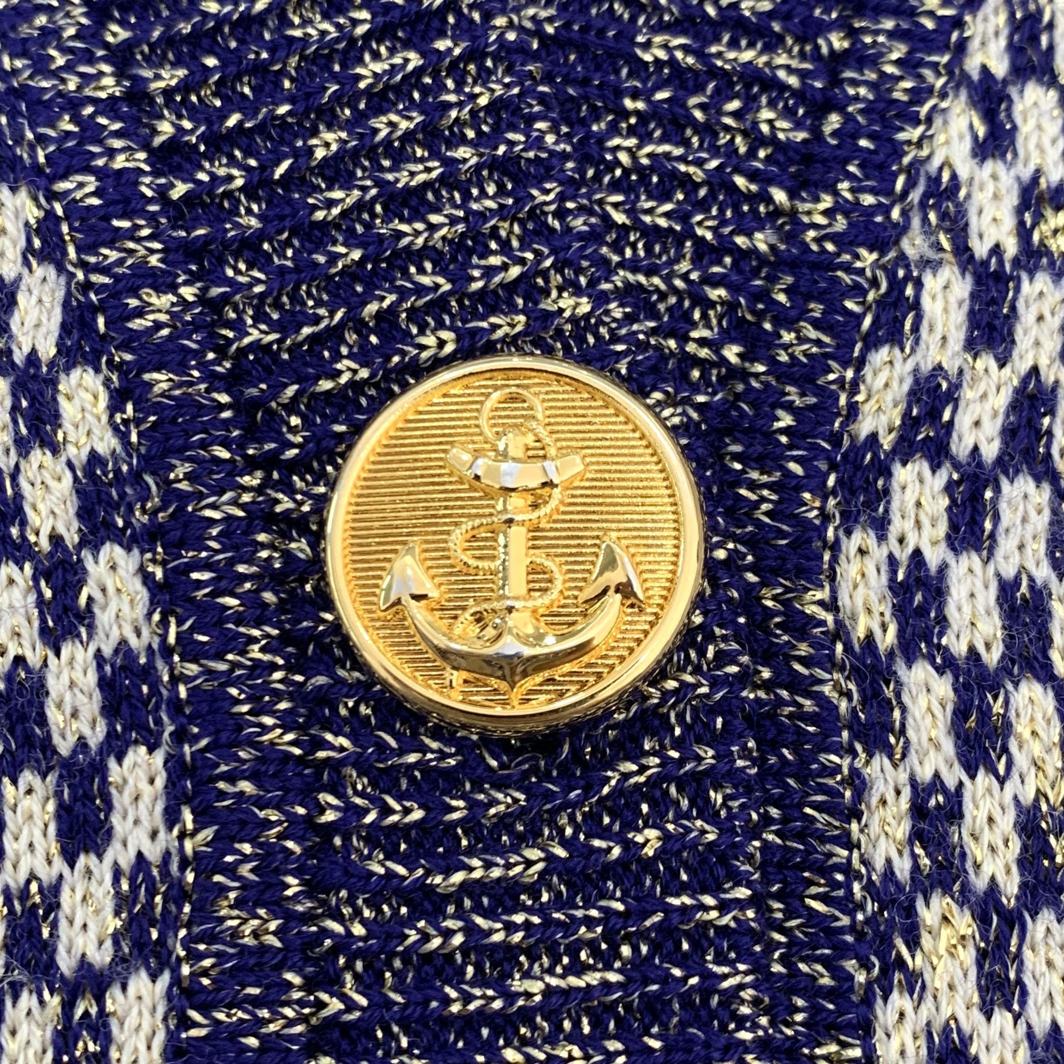 Gucci Gucci Blue-Gold Fleece knitted coat Size S / US 4 / IT 40 - 4 Thumbnail