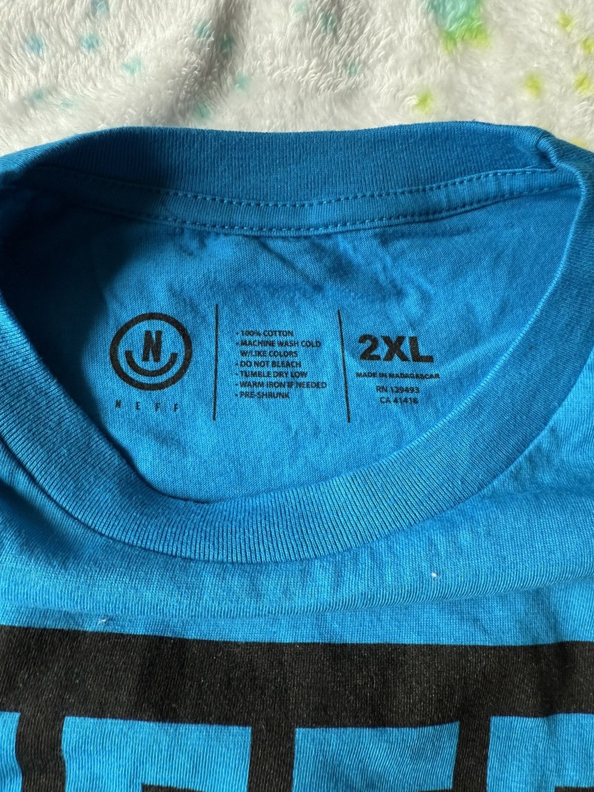 NEFF NEFF BLUE T-SHIRT Sixe XXL Size US XXL / EU 58 / 5 - 2 Thumbnail