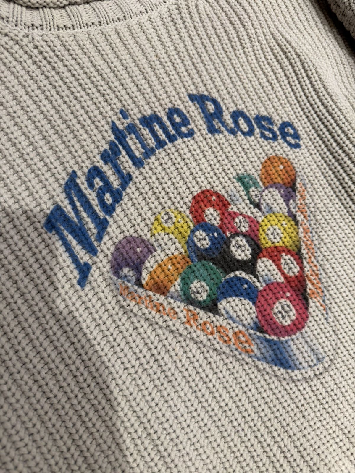 Martine Rose Martine Rose Knit Basset Jumper Billiards 8 Ball Size US M / EU 48-50 / 2 - 3 Thumbnail