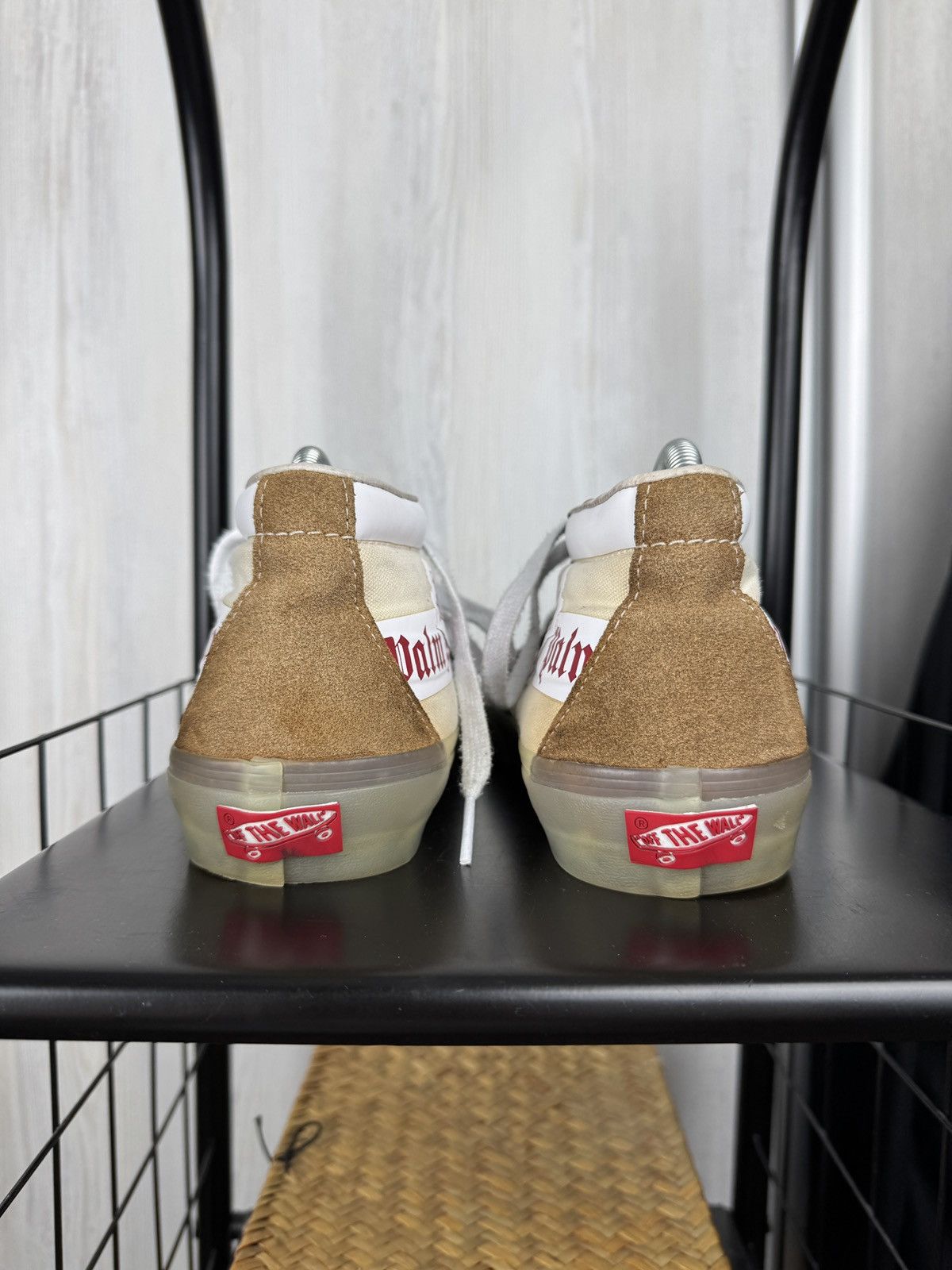 Palm Angels × Vans Vans Vault by Palm Angels Sk8-Mid VLT LX "Black" Sneakers Size US 9.5 / EU 42-43 - 8 Thumbnail