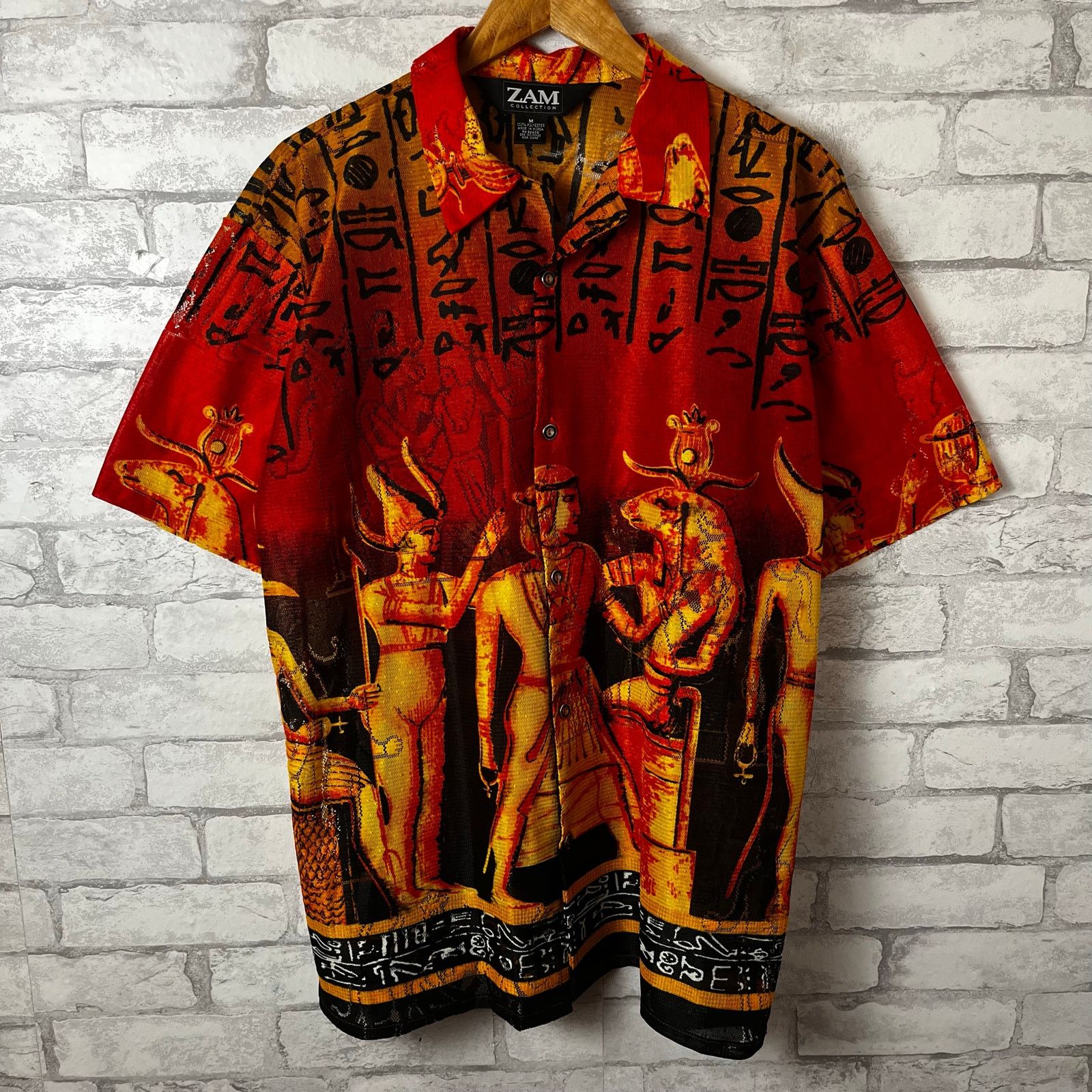 Vintage Vintage ZAM Collection Ancient Egypt Button Up Shirt Size US M / EU 48-50 / 2 - 1 Thumbnail
