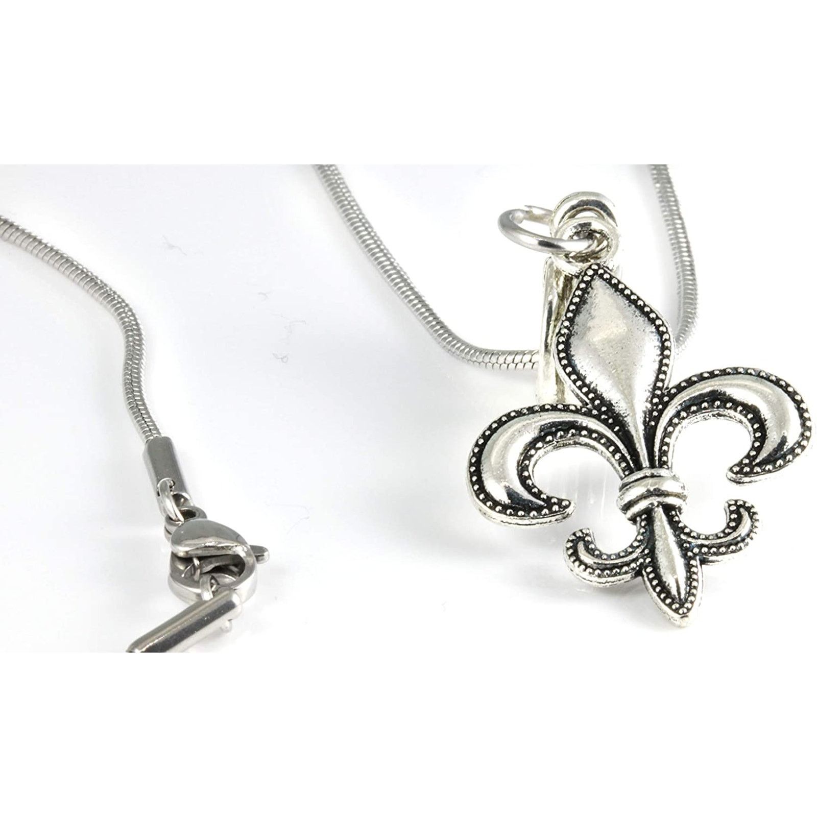 & Other Stories Fleur de Lis Necklace - Mardi Gras Necklace Size ONE SIZE - 2 Thumbnail