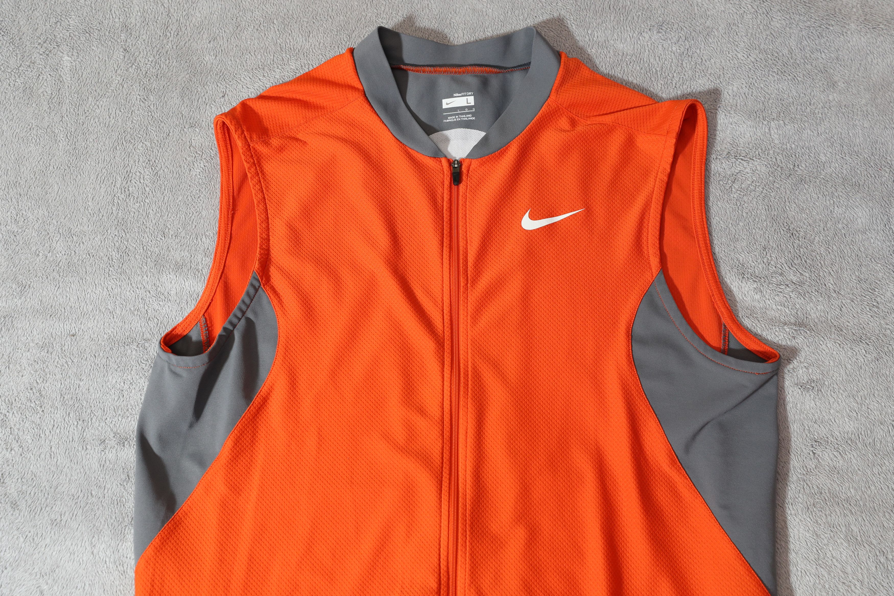 Nike Nike Dri Fit Orange Nike Bike Vest (L) Size US L / EU 52-54 / 3 - 3 Thumbnail