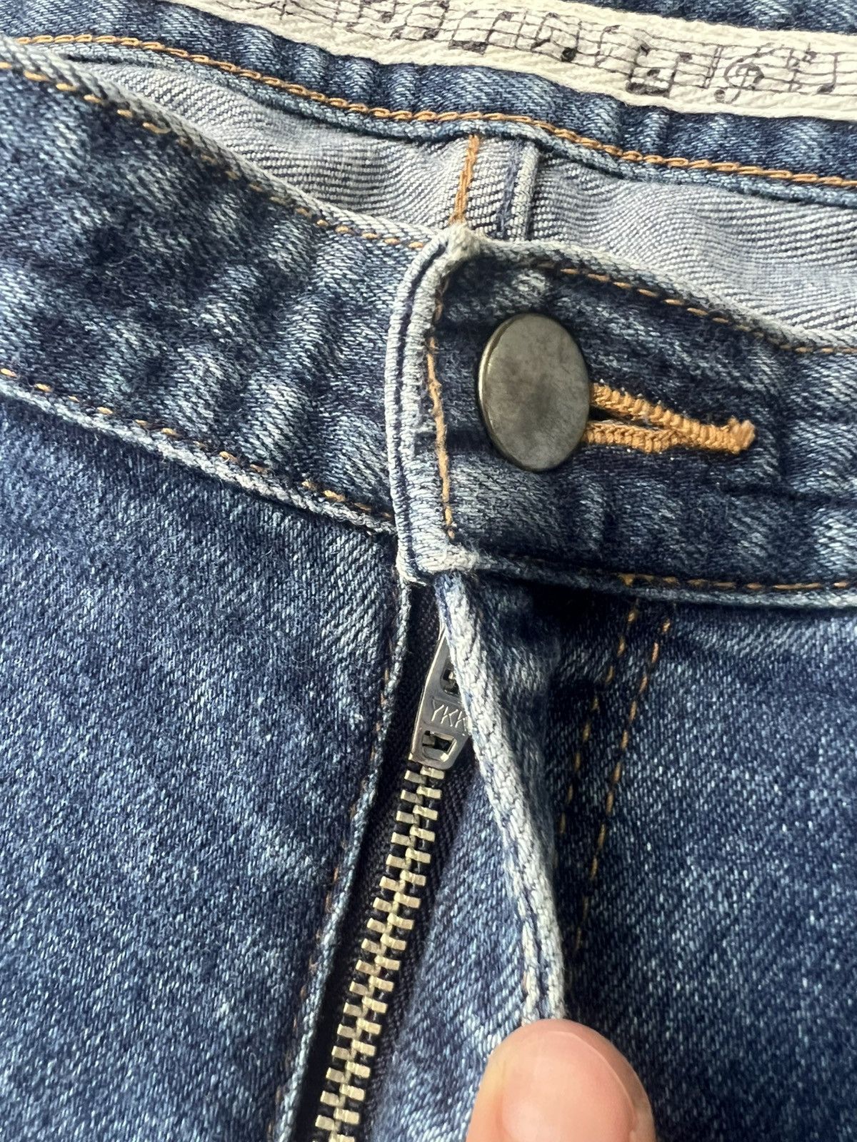 Number (N)ine Number Nine Miyashita's Grunge Distressed Rocker Denim Jeans Size US 31 - 6 Thumbnail