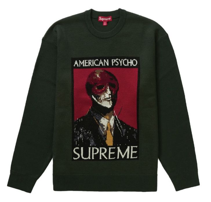 Supreme Supreme American Psycho sweater Green L | Grailed