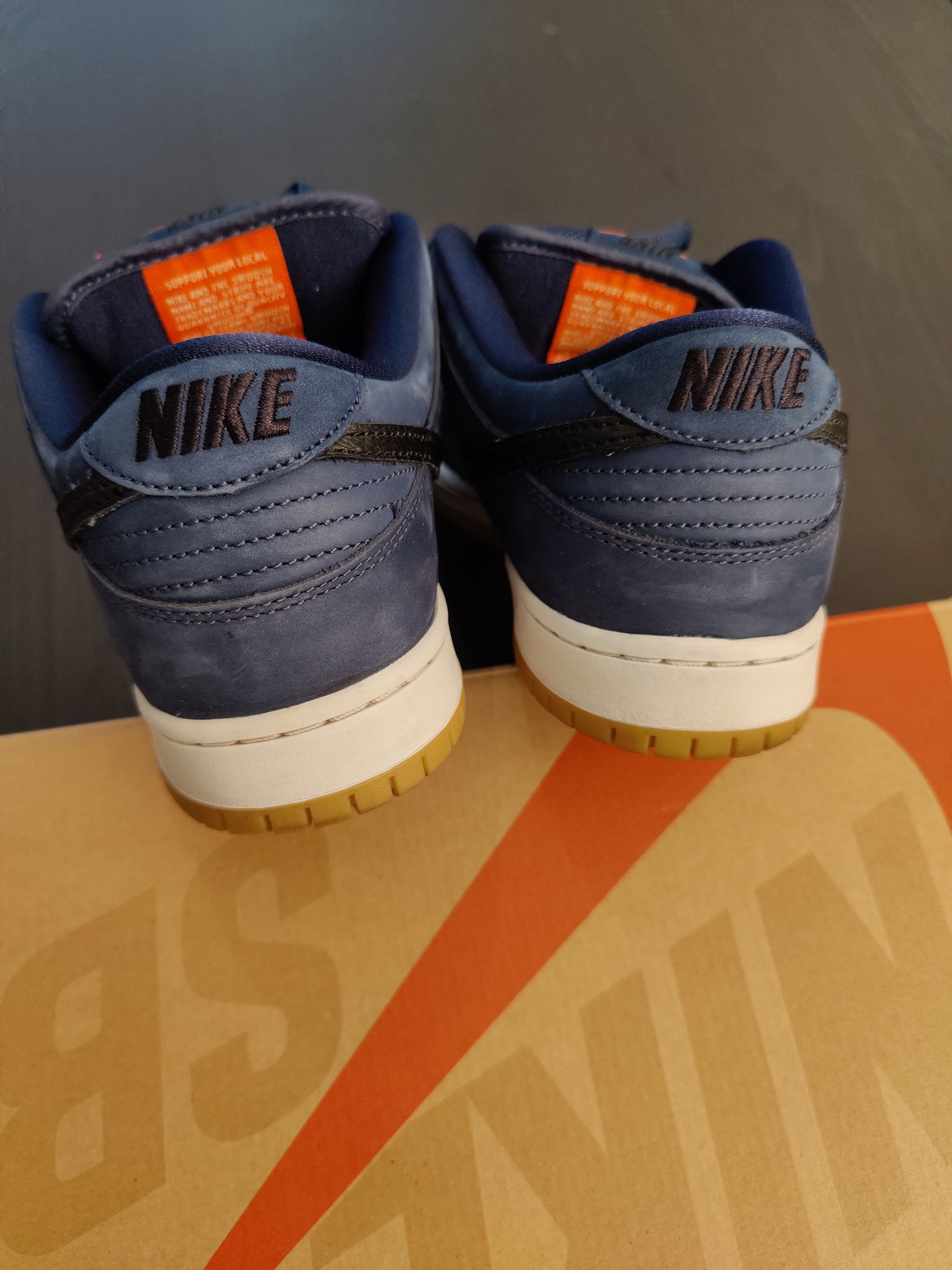 Nike Nike SB Dunk Pro Iso Low Navy/Gum Size US 9.5 / EU 42-43 - 8 Thumbnail