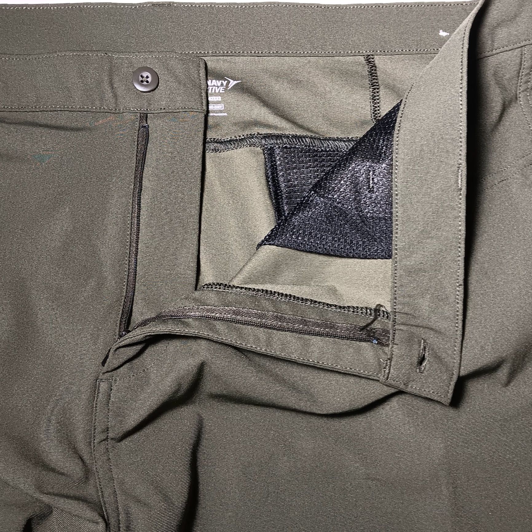 Old Navy Old Navy Active Go Dry Pants Men 42x32 Army Green Stretch Chino Casual Workwear MB1 Size US 42 / EU 58 - 5 Thumbnail