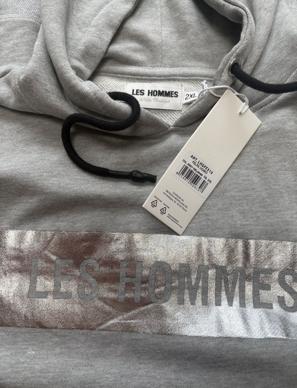 Les Hommes Les Hommes Grey Hoodie 2XL BNWT Size US XXL / EU 58 / 5 - 5 Thumbnail
