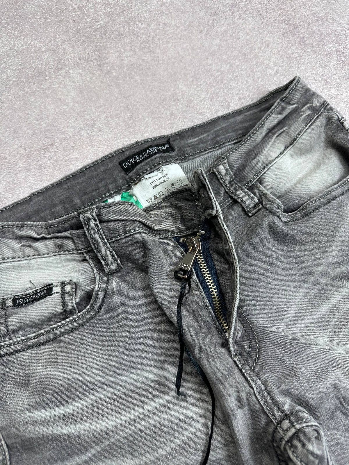Dolce & Gabbana Vintage Dolce & Gabbana Gold 14 Grey Jeans 38 Size US 30 / EU 46 - 5 Thumbnail